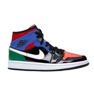 NIKE Air Jordan 1 Mid "Patent Blend" Size 5.5
